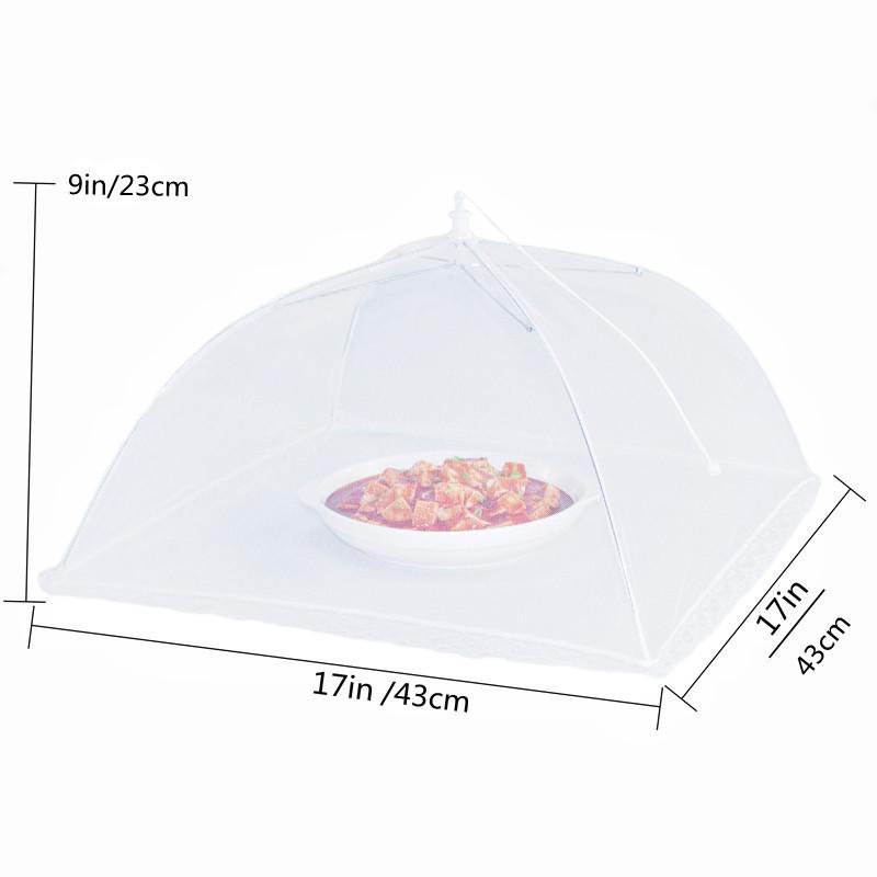 Vegetable cover Large rectangular food cover foldable mesh fly proof insect-proof vegetable cover table cover