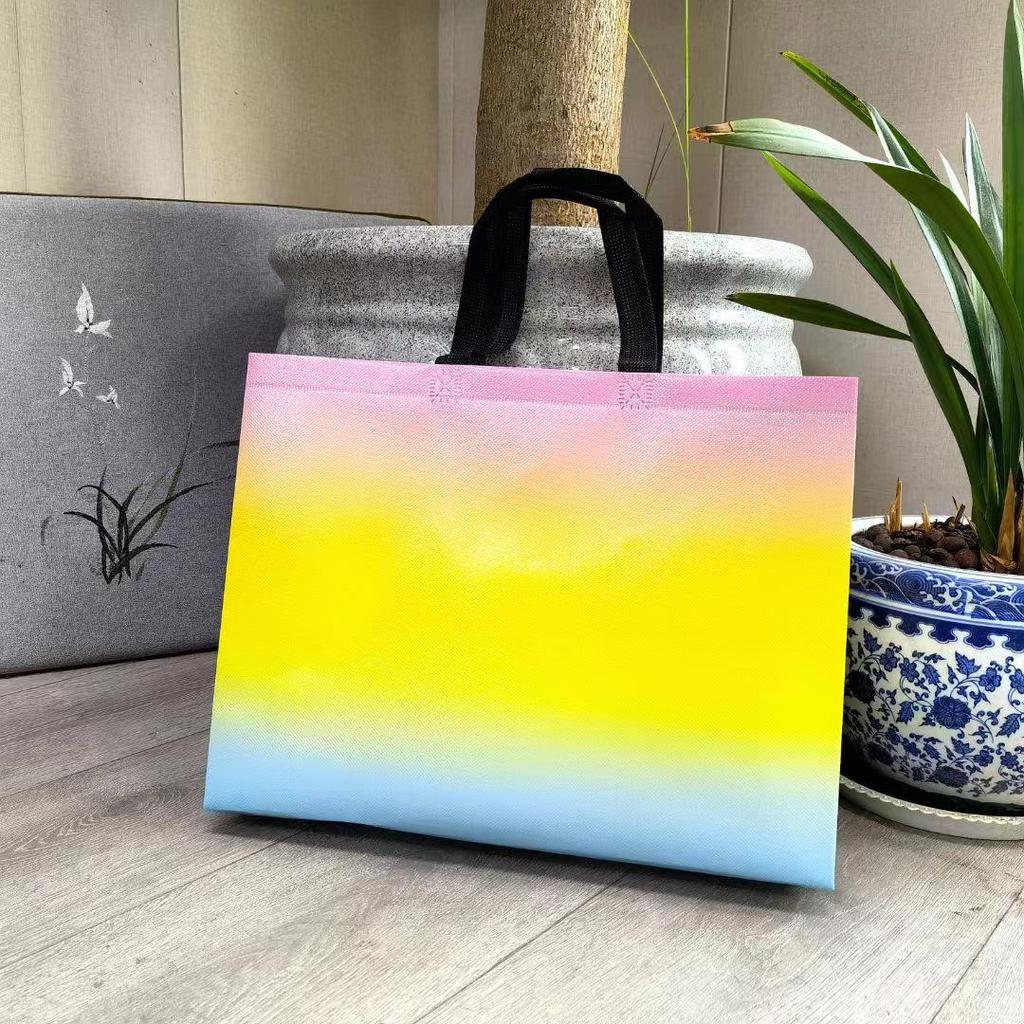 Färgglad Laminerad Vattentät Toteväska för Modekläder och Skor med Logotryck - Non-woven Presentförpackning