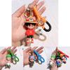 Stylish One Piece Keychain For Luffy Nami Sanji Zoro Fans Durable Silicone Accessory