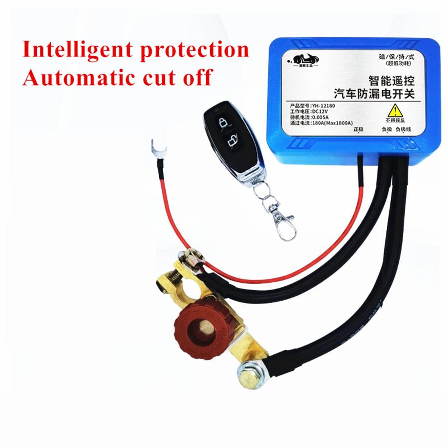 Upgrade Negative Wireless Remote Control 12V Car Battery Cut Off Master Switch