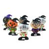 Halloween Aufzieh-Kürbis-Spielzeug Gruseliger Cartoon Hexe Schneemann Laufendes Spielzeug Kleinkinder