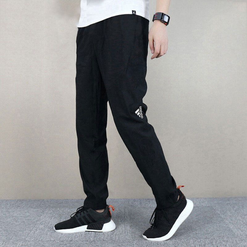 

Adidas Woven Trouser Men s 2024 Spring New Sports Pants Black Running Pants Casual Pants