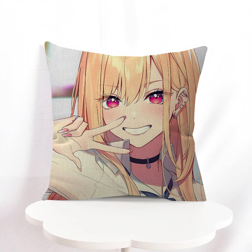 M-Marin Kitagawa Pillow Gift Home Office Decoration Pillow Bedroom Sofa Car Cushion CoverPillow Case
