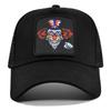 Embroidered Baseball Cap Clown Peaked Cap Mesh Cap Stylish Curved Brim Sun Hat Mesh Cap