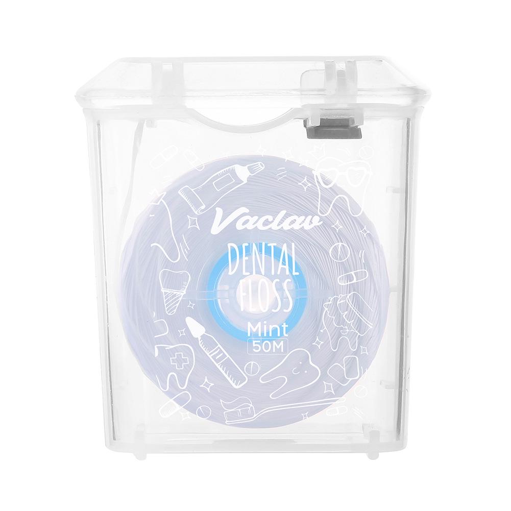 

High-Tensile Micro-Waxed Dental Floss – 50m, Superfine for Tartar Removal & Cleaning Tooth Gaps
