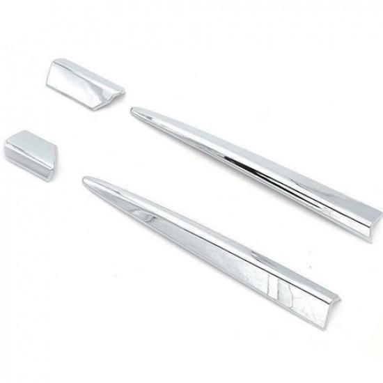 Chrome Rear View Side Door Mirror Pillar Cover Trim Fits Honda Civic 2016-