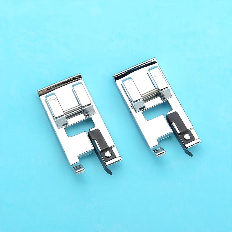1 peça Acessório Multifuncional para Máquina de Costura, Calcador para Costura de Bordas de Tecido com Escova, Acessório para Costura Overlock com Gancho G para Uso Doméstico