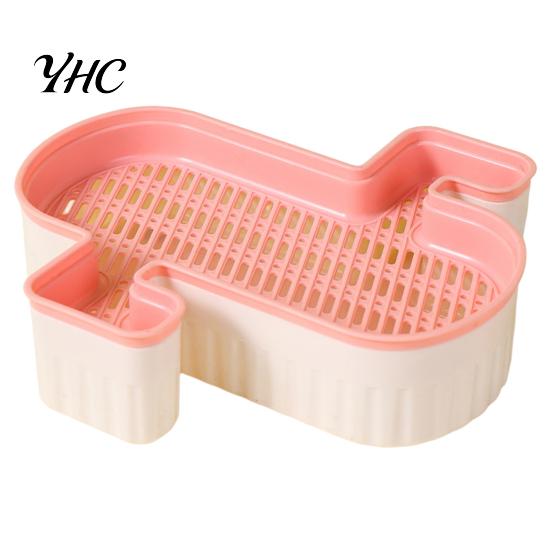 Cat Grass Planting Box Hydroponic Planter Detachable Bottom Fine Filter Hole Double Self-watering Layer Soilless Catnip Snack Growing for Garden