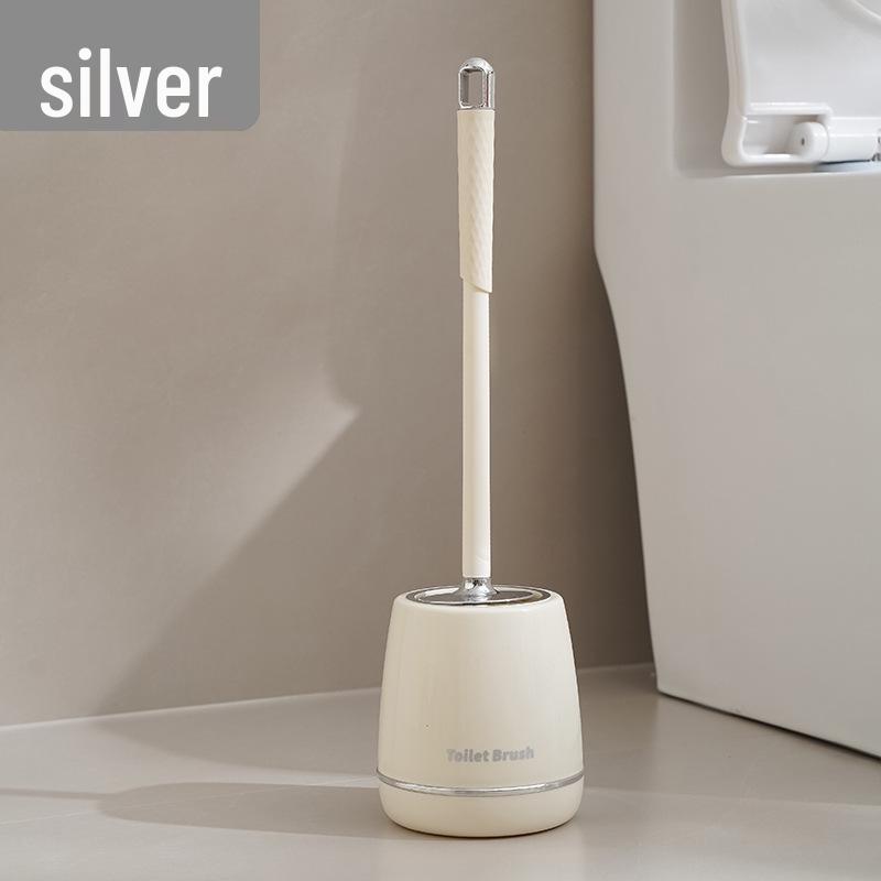 Brosse de toilettes murale avec couvercle de base pour un nettoyage facile