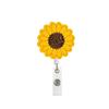 Cartoon Felt Cloth Embroidery Retractable Easy Pull Badge Reel Clip Id Card Holder Nursing Accessories School Supplies