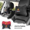 Wildleder Kopfstütze Auto Atmungsaktiv Memory Schaum Nackenkissen Für Fiat Abarth Argo Croma Albea Tipo Palio Viaggio 500 Punto Panda Stilo