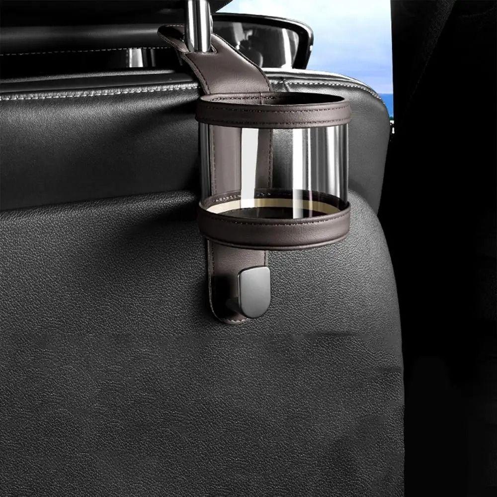 Transparent Car Back Seat Cup Holder Wear-resistant Hanging Water Cup Fixing Bracket  Travel