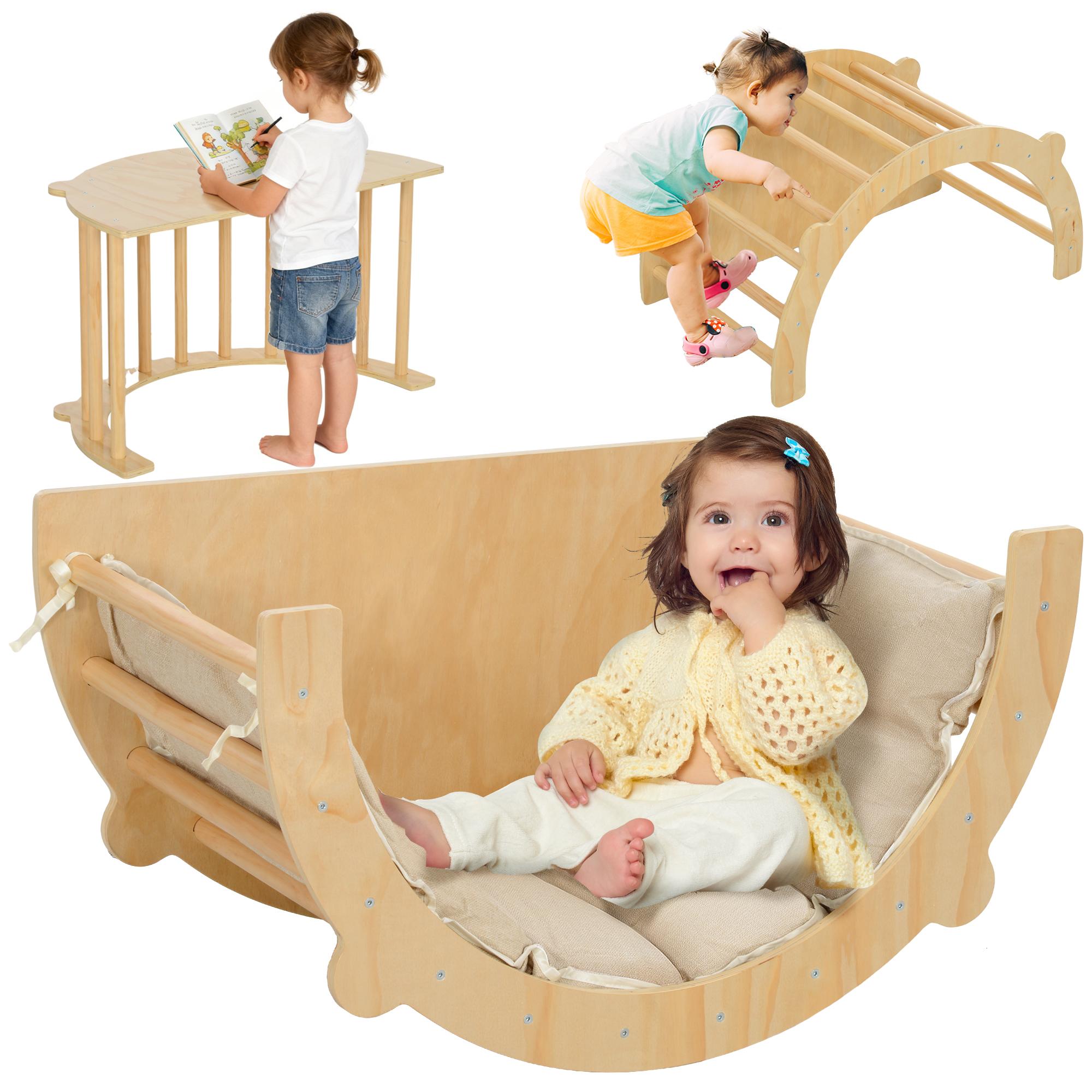 3-in-1 Climbing Arch, Rocking Chair and