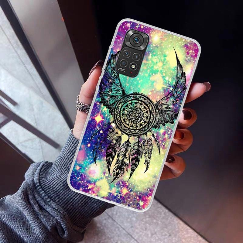 Retro Feather Dreamcatcher Phone Case For Xiaomi Redmi Note 10 11 12 13 14 15 Pro Plus 11S 12S 14S 11T 11E 10S Soft TPU Back Cov