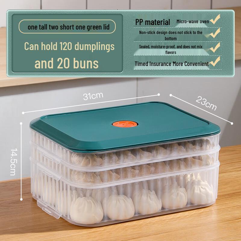 Dumpling & Wonton Freezer Storage Containers