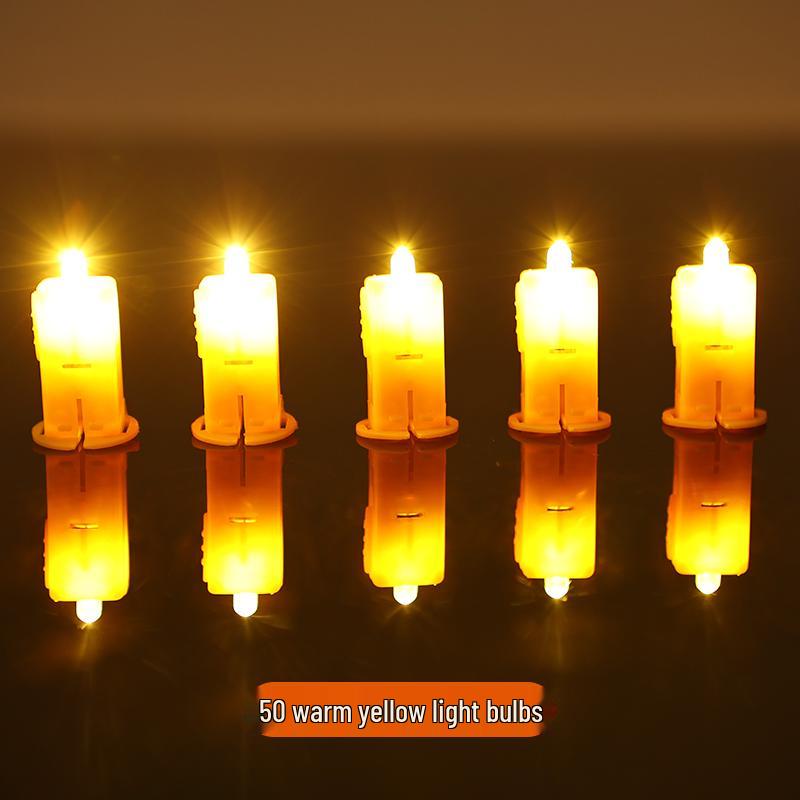 LED Lantern Wick Beads Kit: DIY Colorful Luminous Lights for Kids