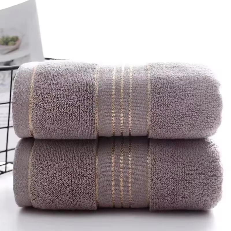 1 Towel Thickened Absorbent Towel Pure Cotton Quick Absorbent Soft Quick Dry Thickened Face Towel