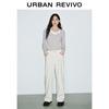 UR 2025 Spring Women's Simple Wide-Leg Mid-Waist Casual Pants