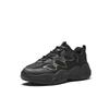Anta Synthetic Leather, Textile Height Increasing Low Top Chunky Sneakers Men's Basic Black/Fossil Silver Black 112618853-3
