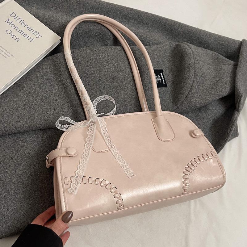 Large-capacity Bag Women's Spring and Summer 2025 New Simple and Versatile Shoulder Bag Texture Casual Work Commuter Pillow Bag