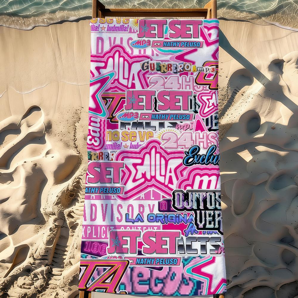 Singer Emilia Mernes Towel Sports Quick Dry Travel Camping Sandproof Soft Light Large Beach Towel