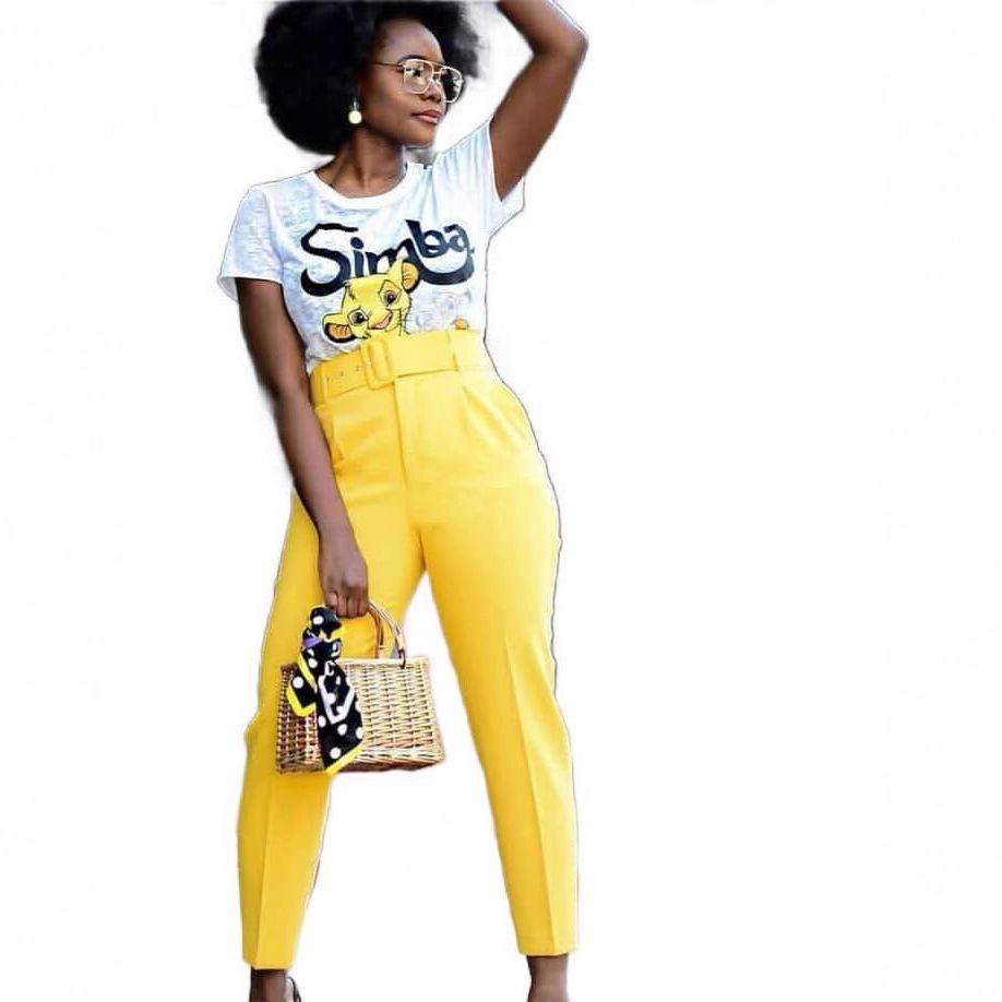 Women's High Waist Slimming Suit Pants - European & American Fashion for Spring/Summer and Autumn