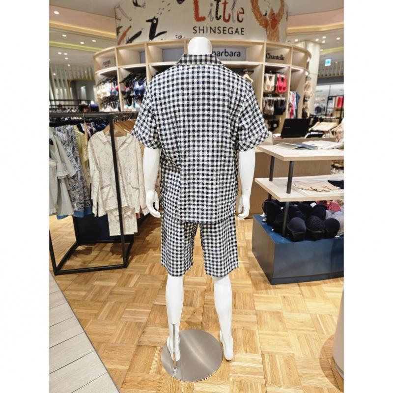 Barbara Men S Pajama Zizimi Check Pattern  amp4570S 