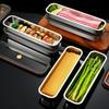 201 Stainless Steel Bacon Tray With Lid, Suitable For Fruits, Vegetables, And Meats, Kitchen Cleaning, And Refrigerator Storage