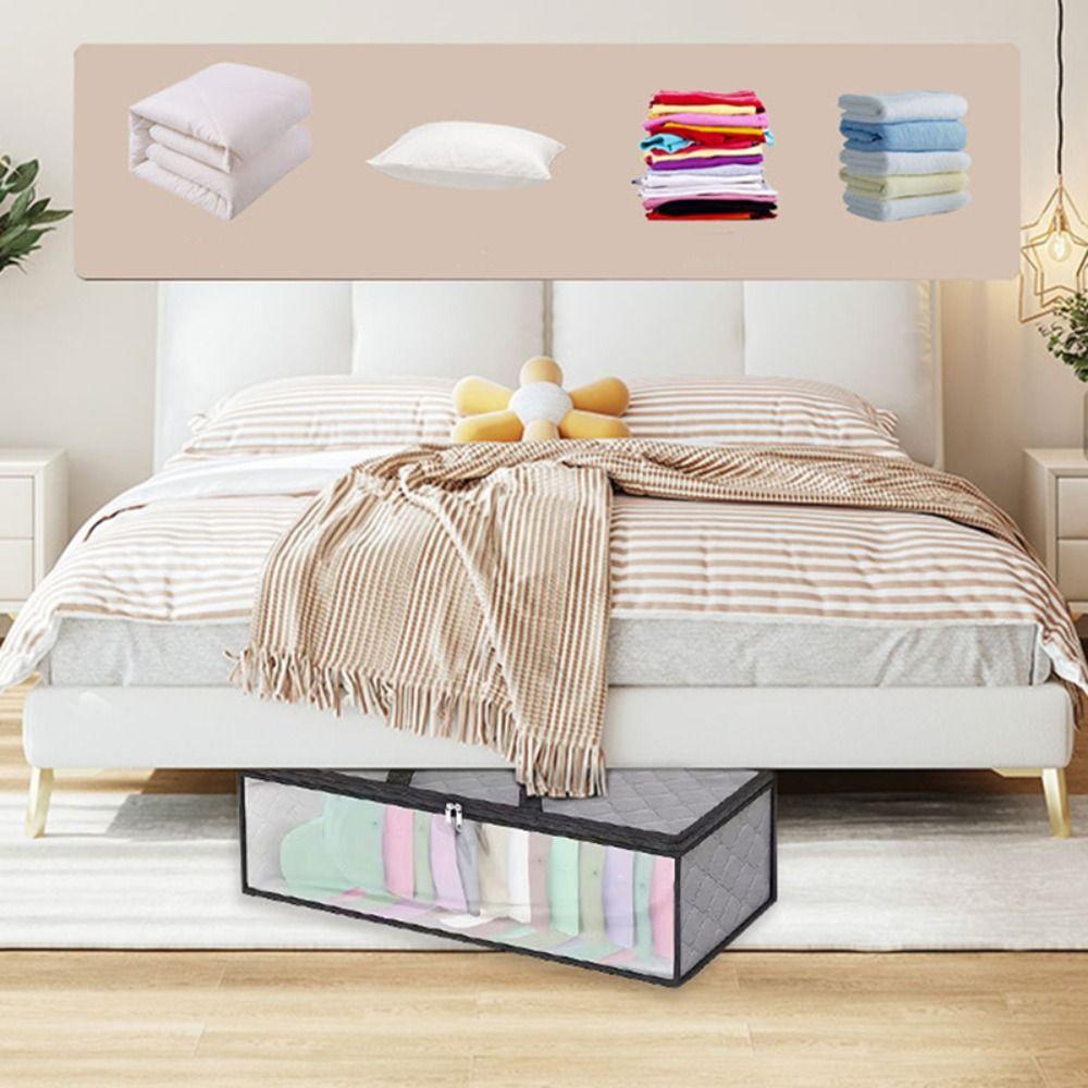 Large Capacity Clothes Organizer Bin Non-woven Fabric Christmas Ornament Storage Box