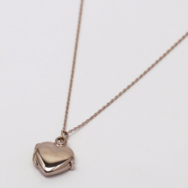 Less is more Silver Heart Necklace