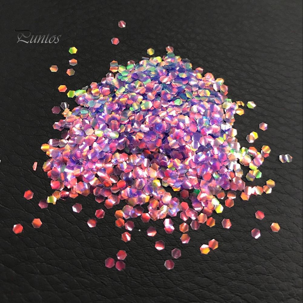 Puntos Nail Art UV Gel Acrylic Glitter Scale Tips Sequins Manicure DIY Decoration Tool