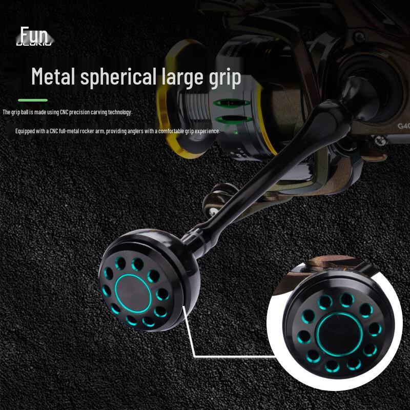 DEUKIO Chameleon Full Metal Spinning Fishing Reel