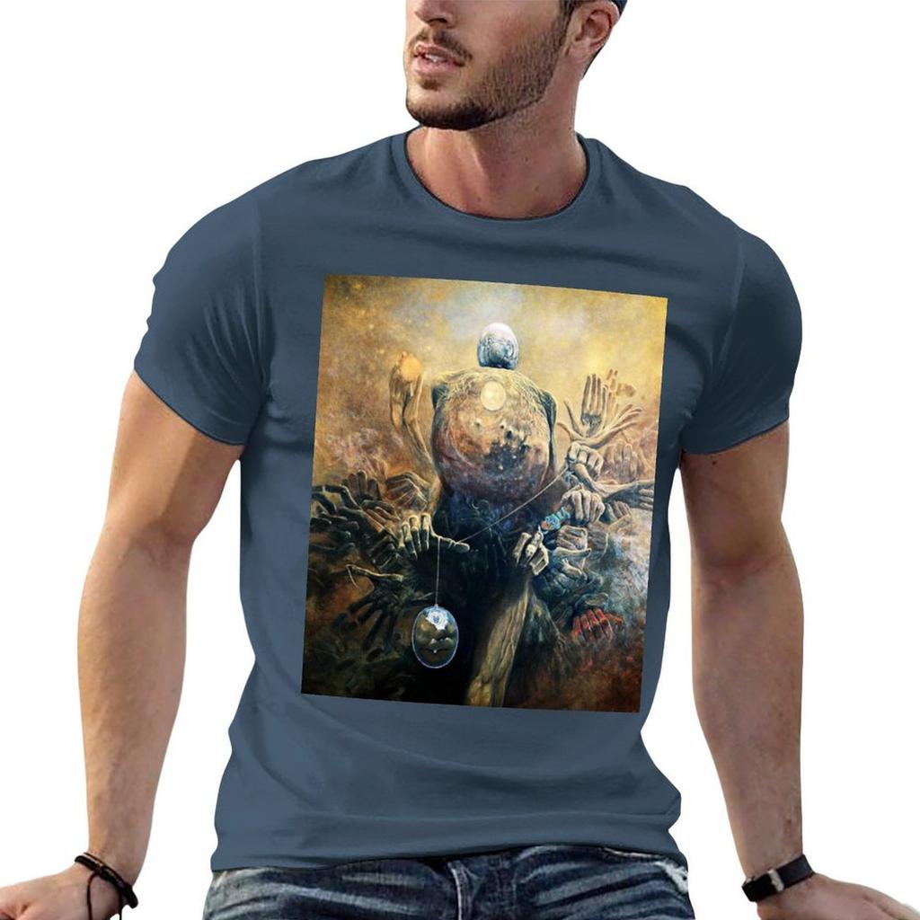 Senza titolo di Zdzisaw Beksiski T-shirt cotone t-shirt per Unisex pacco t-shirt cotone T-shirt