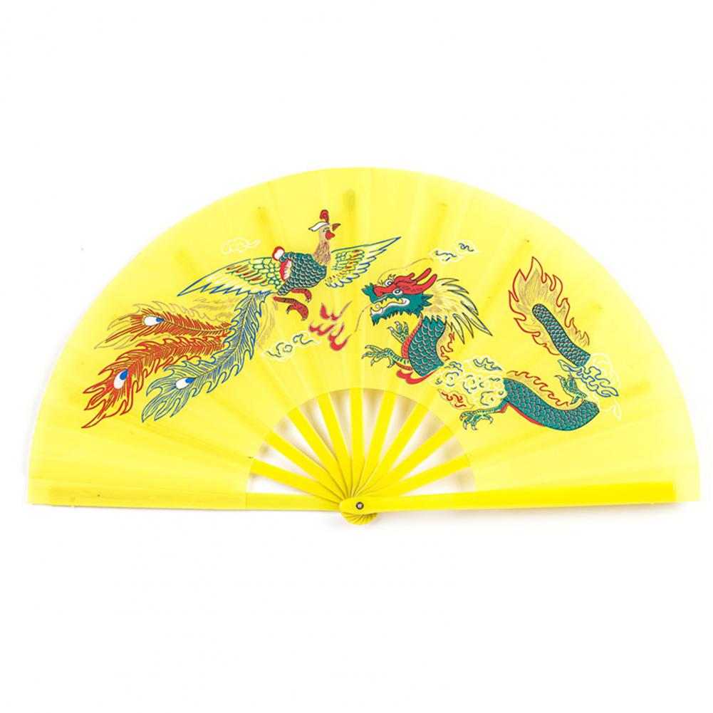 Folding Fan Elegant Chinese Dragon Tai Chi Fan Kung Fu Fan Metal Rivet Handheld Fans High Quality Performance Fans abanico