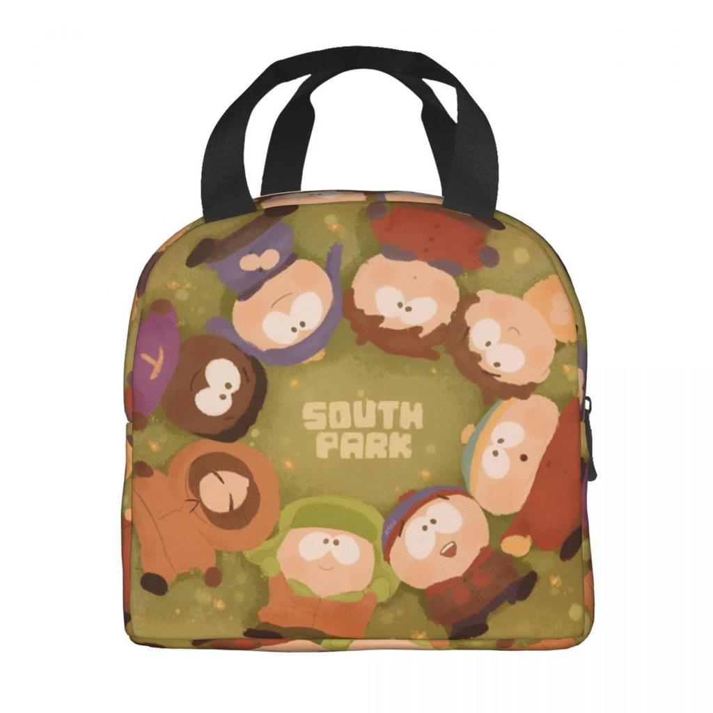 Southpark TV Show 2025 Thermal Insulated Lunch Bag for Work Portable Bento Box Thermal Cooler Lunch Boxes