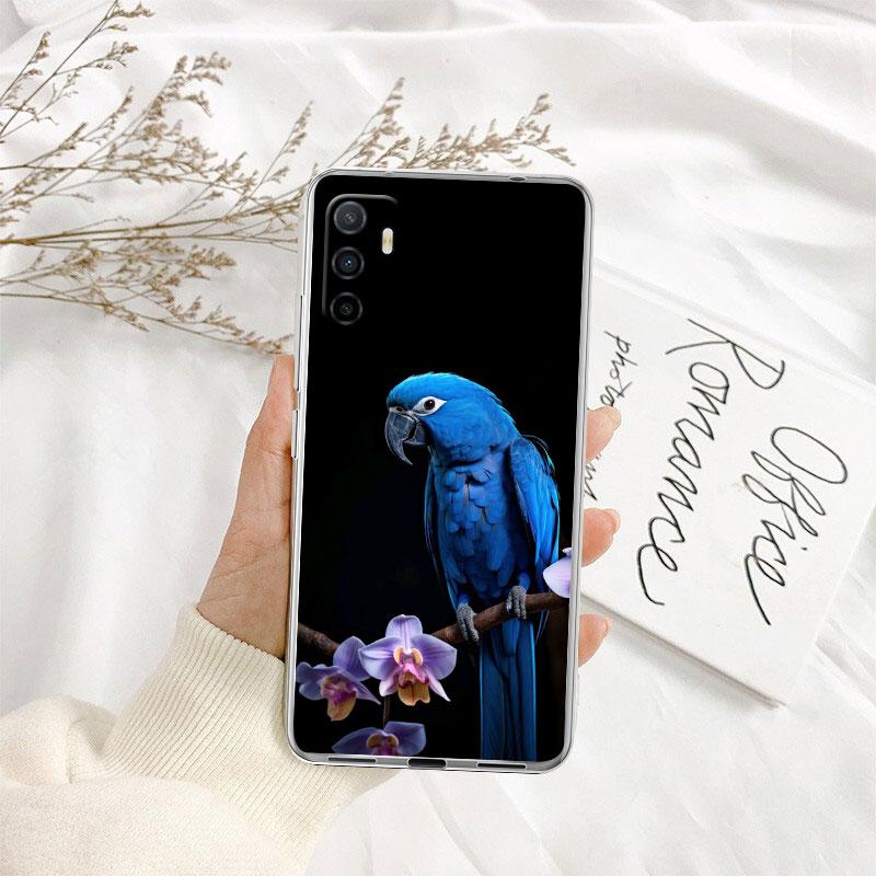 Parrot Bird Phone Case for Motorola Moto G10 G20 G30 G31 G32 G34 G35 G41 G42 G50 G51 G52 G55 G60 G60S G62 G71 G72 G75
