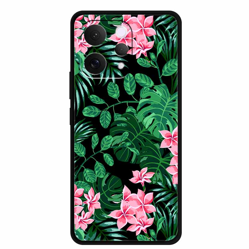 Coque For Vivo S50 V2528A Case 6.59" Black Silicone Case Cartoon Cat Shockproof Soft Back Cover For Vivo S50 5G 2025 Phone Case