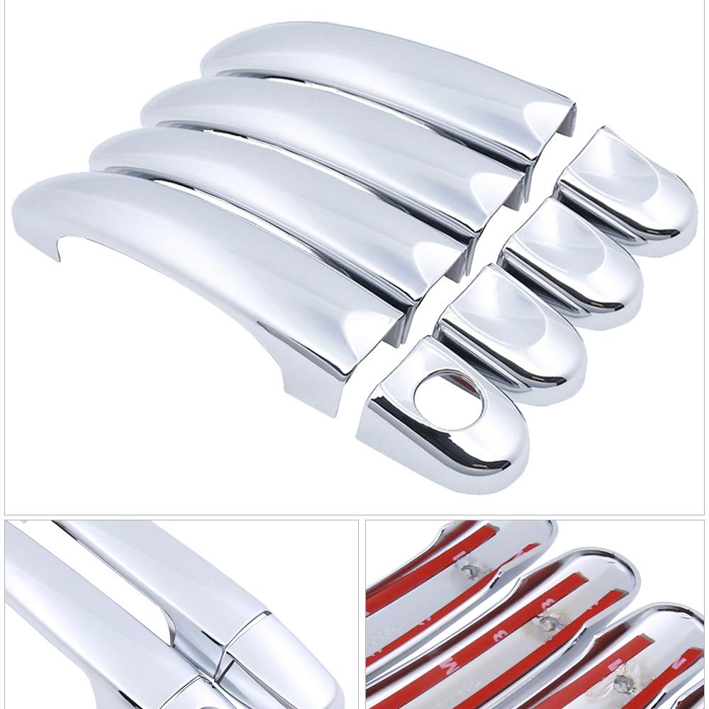 For Volkswagen VW Touran MK1 2003~2015 Chrome Door Handle Cover Trim Set Car Styling Accessories 2004 2005 2006 2007 2008 2009