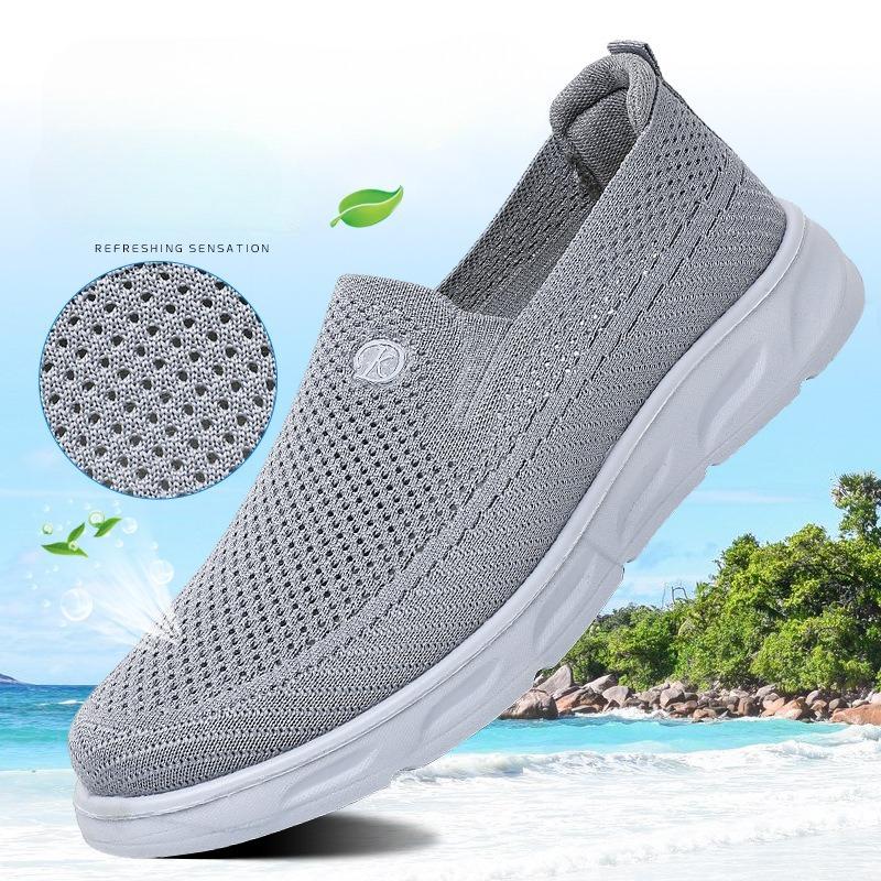 Fashion Old Beijing Cloth Shoes, 2015 Men's Summer Mesh Single-leg Dad Shoes, Middle-aged and Elderly Sneaker Casual Shoes