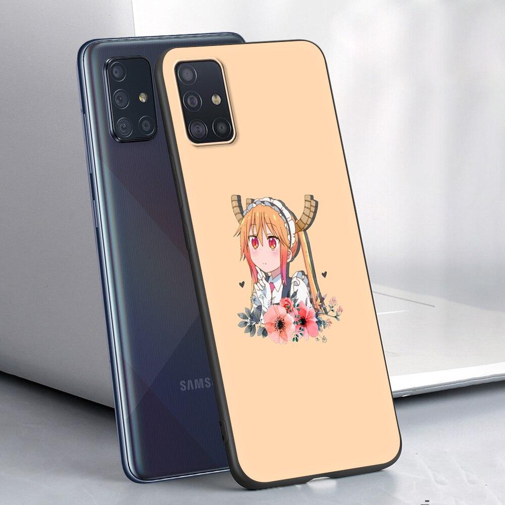 Miss Kobayashis Dragon Maid Anime Phone Case for Samsung Galaxy A51 A71 A21S A12 A11 A31 A52 A41 A32 5G A72 A02S Silicon Cover