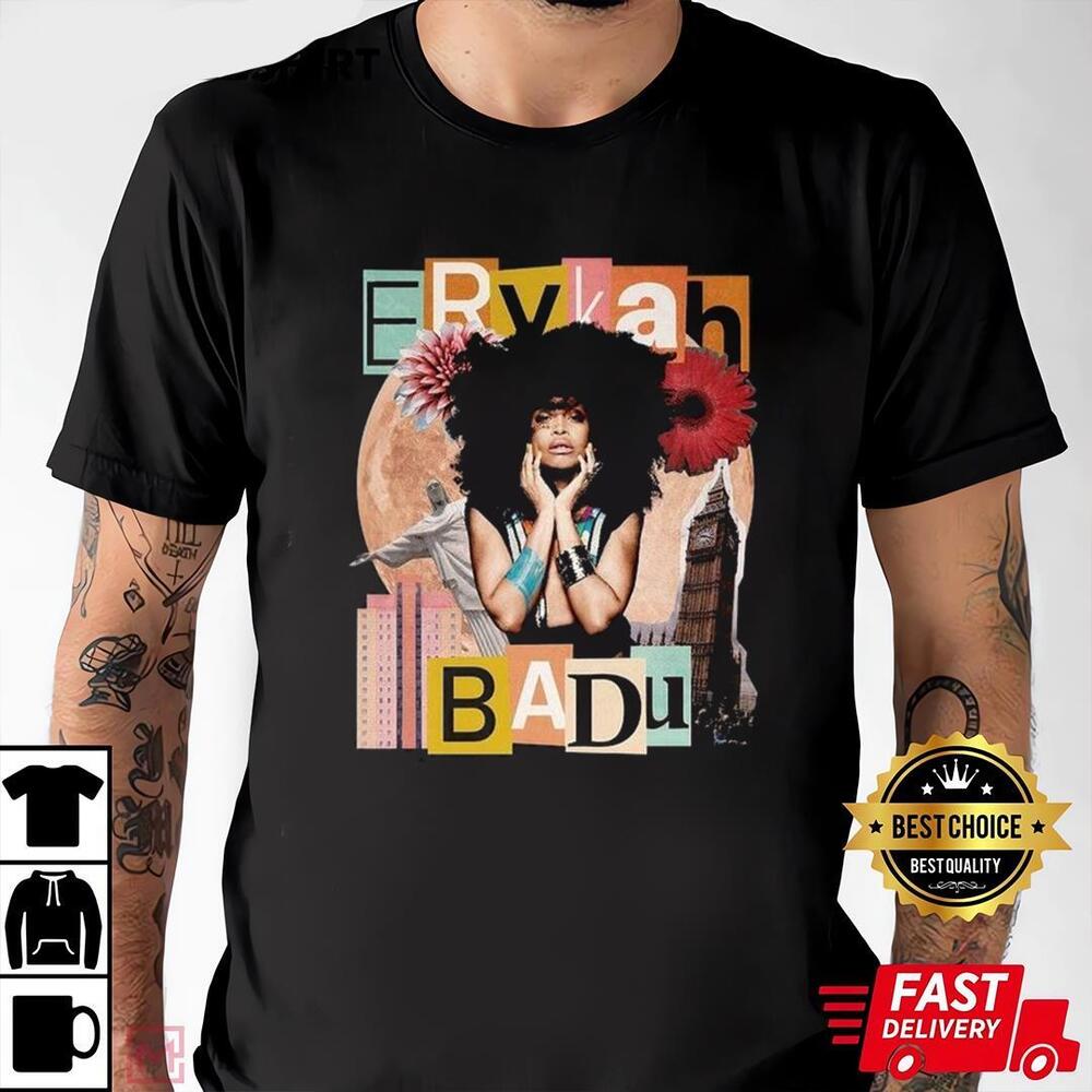 

Футболка унисекс Erykah Badu Vintage Music RB