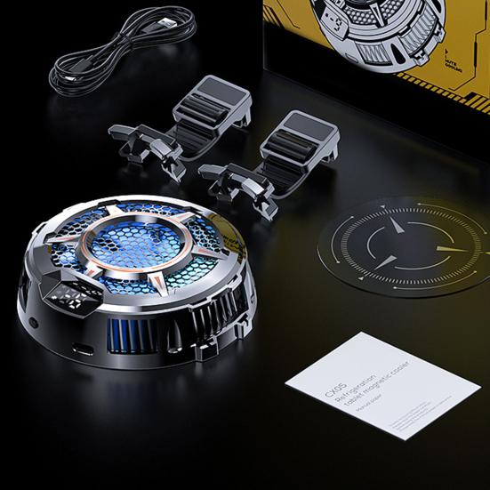 Tablet Kühler Geschwindigkeit Einstellbar Vergrößerte Kühlfläche Geräuscharm Kompakte Größe Halbleiter Telefon