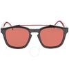 Carrera Burgundy Square UniSex SunglaSSeS Carrera 1011 S 0807 4S 52