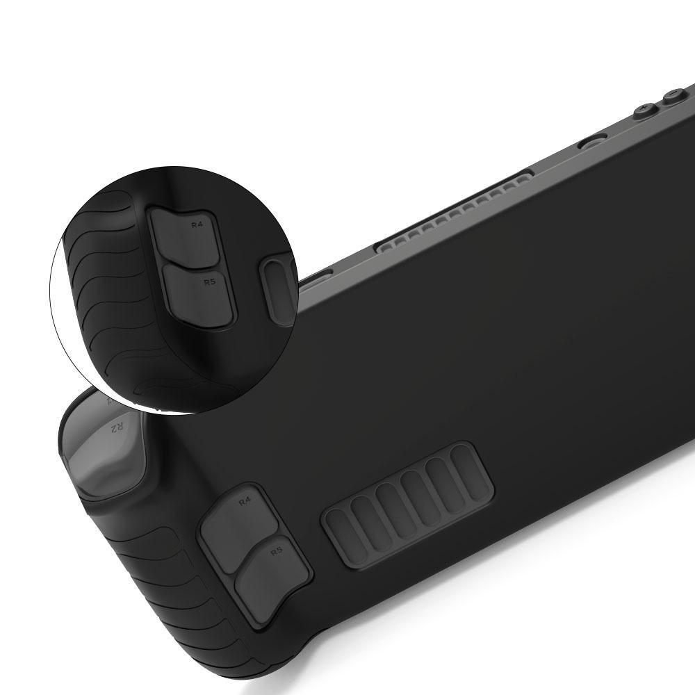 Weiche Silikon-Schutzhülle für Valve Steam Deck Spielkonsole, tragbare Reisehülle für Steam Deck-Zubehör