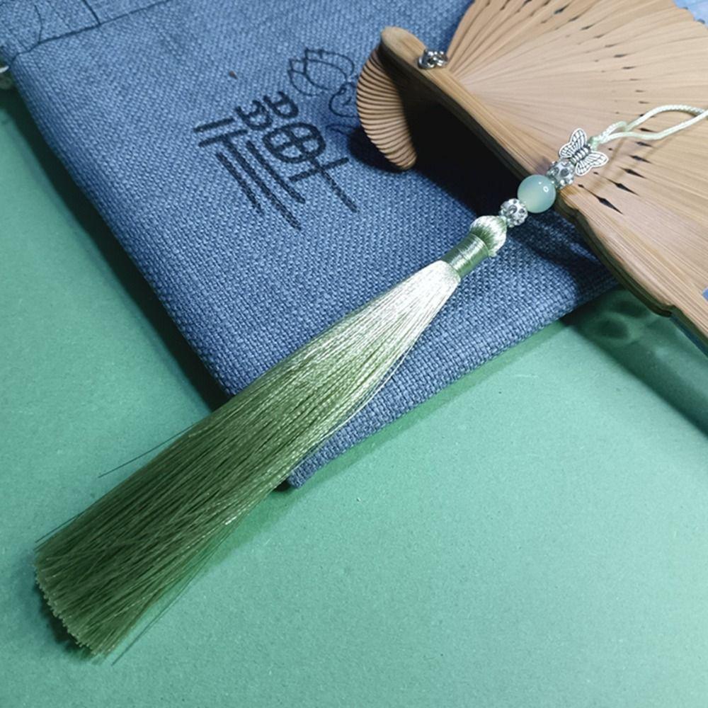 DIY Crafts Bookmark Tassels Lucky Phone Pendant Chain Keychain Tassel Car Keyring  Gift