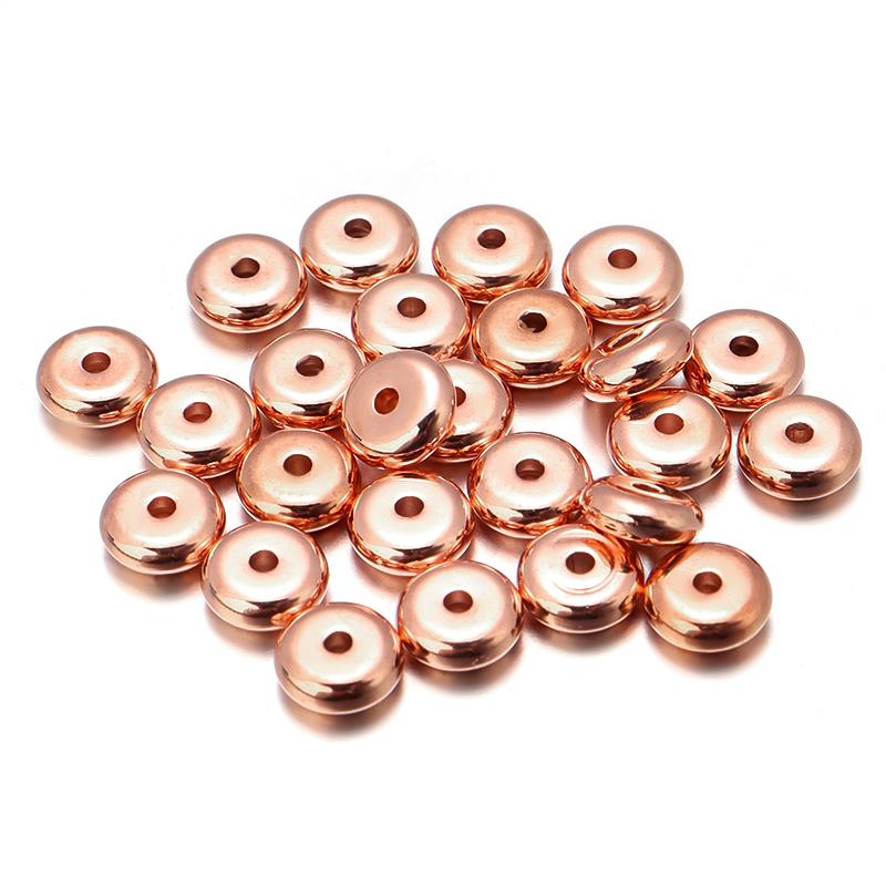200-400Pcs/Lot CCB Charm Spacer Beads Multicolor Wheel Bead Flat Round Loose Beads for DIY Jewelry Making Findings Supplies