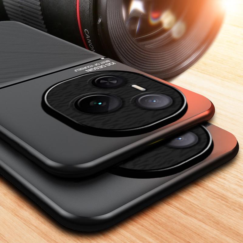 Slim Non-Slip Portective Case For Honor Power With Metal Plate Magnetic Car Holder Cover For Honor Power Phone Case