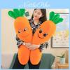 Cuscino Corpo Peluche Carota Ultra Morbido Giocattolo Morbido Abbracciabile Adorabile Cuscino da Letto