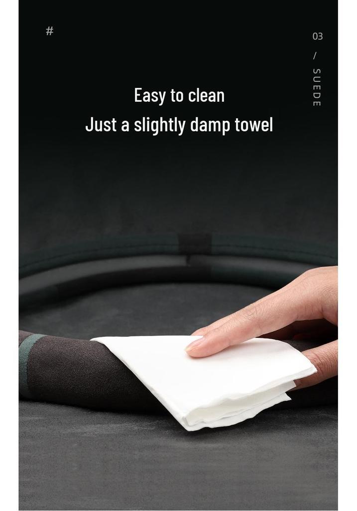 Geely Binyue Steering Wheel Cover - Non-slip Flocking, Wear-resistant, Winter Fit for 24 Models