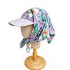 French Retro Literary Printing Headscarf Caps For Women Spring And Summer Outdoor Shopping Po Seaside Vacation Sun Hat